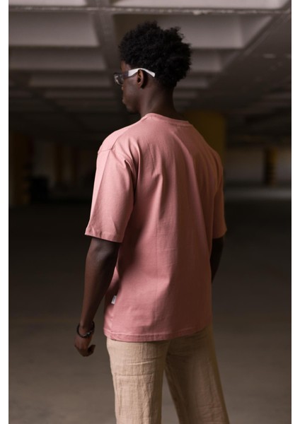 Bisiklet Yaka %100 Pamuklu Önü Baskılı Oversize (Geniş Model) T-Shirt fırsatları