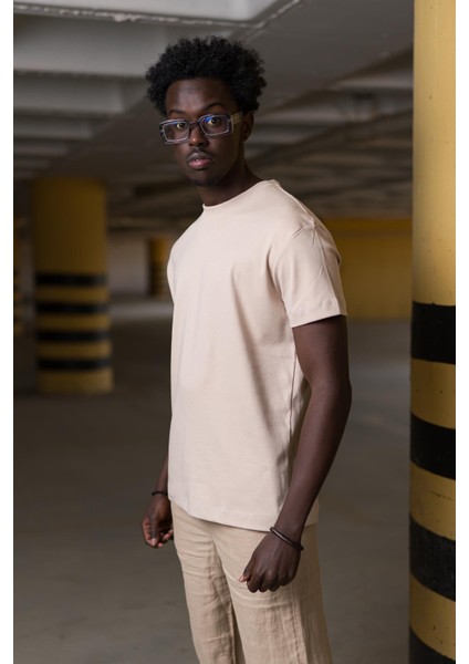 Bisiklet Yaka %100 Pamuklu Basic Oversize (Geniş Model) T-Shirt fiyatları