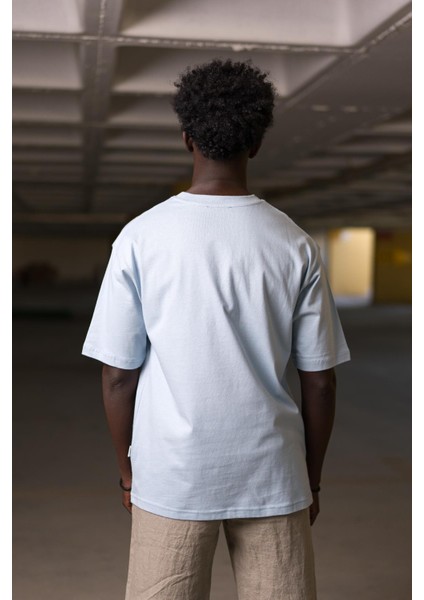 Bisiklet Yaka %100 Pamuklu Önü Baskılı Oversize (Geniş Model) T-Shirt fırsatları