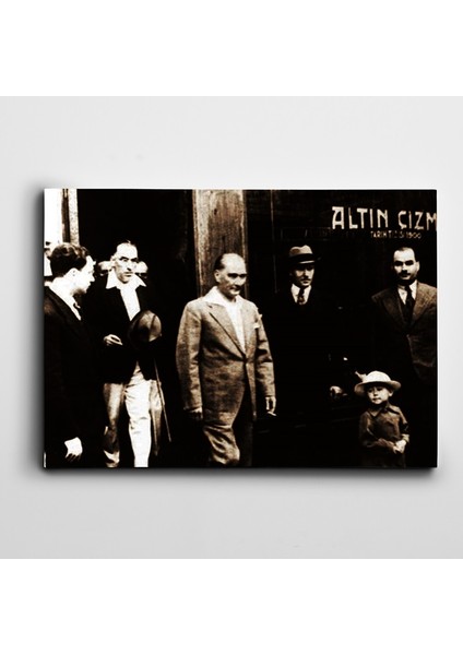 Atatürk İstanbul 1934 Kanvas Tablo