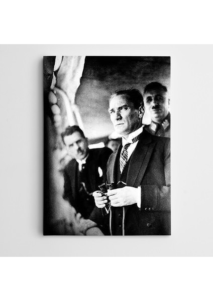 Atatürk Tablosu Dürbün ve Atatürk Kanvas Tablo