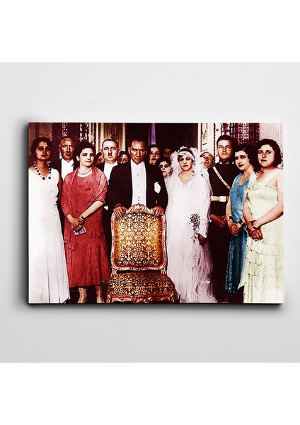 Atatürk Davette Kanvas Tablo