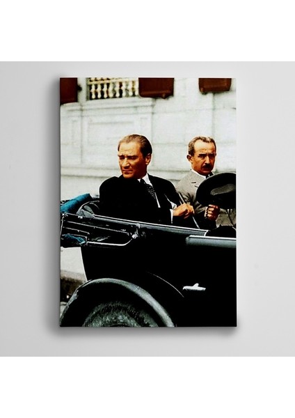 Atatürk ve İsmet İnönü 2 Kanvas Tablo