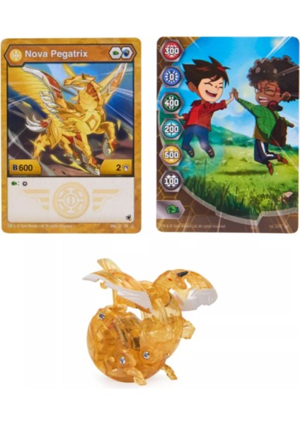 Bakugan Legends Nova Bakugan - Işıklı Sarı Pegatrix Özel Figür - 1 Adet