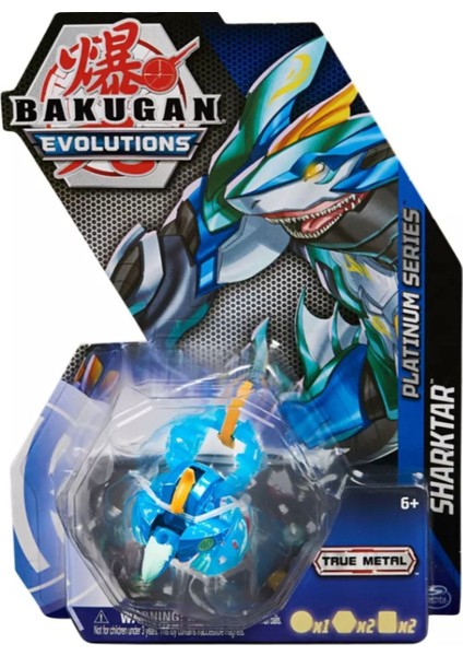 Bakugan Evolutions Platinum Series Blue Sharktar - 1 Adet