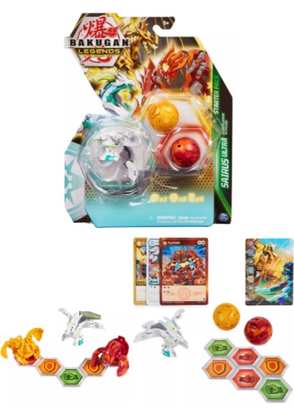 Bakugan Legends Starter 3 Lü Sairus Ultra ile Auxillataur ve Cycloid