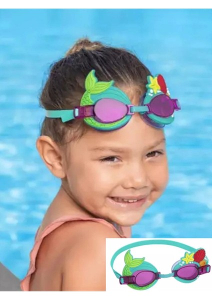 Hydro Swim Çocuk Deniz Havuz Gözlüğü- Deniz Kızı Model ( 3 -7 Yaş Arası ) 21080