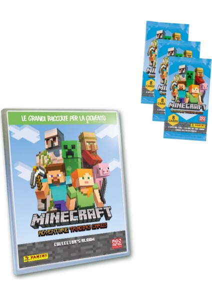 Panini Minecraft Kartları Mega Başlangıç Paketi