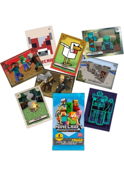 Panini Minecraft Kartları Mega Başlangıç Paketi