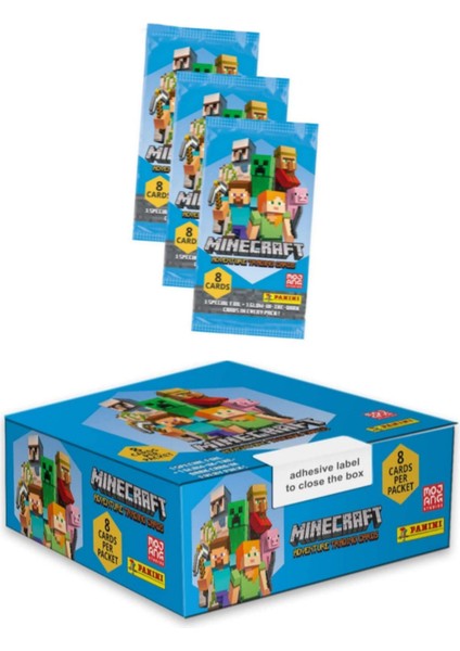 Panini Minecraft Trading Kart - 3 Paket
