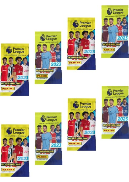 Panini Premier League 2022 - 23 Trading Card - Ingiltere Premier Ligi Futbolcu Kartları ( 8 Paket )