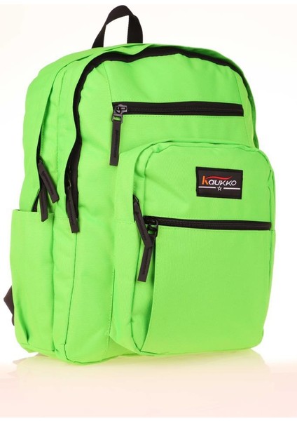 Full Pocket Okul Sırt Çantası Fosforlu Yeşil K1612 fiyatları