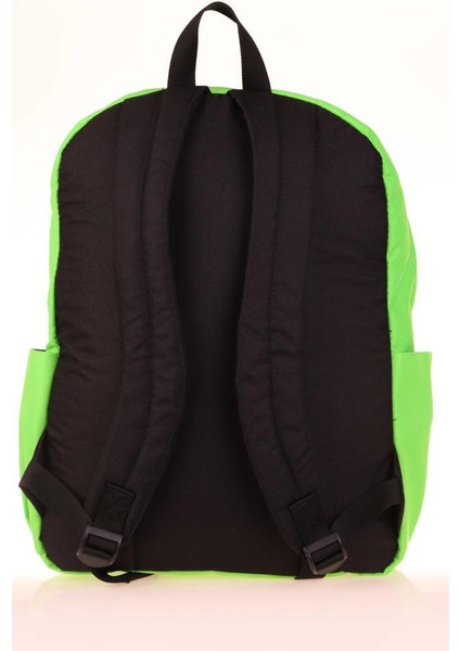Full Pocket Okul Sırt Çantası Fosforlu Yeşil K1612 modelleri