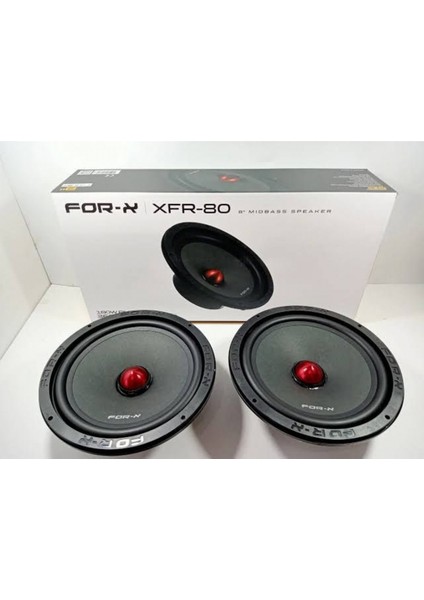 For-X Xfr-80 360W 180RMS 20CM Midbass Hoparlör - Demir Kapaklı