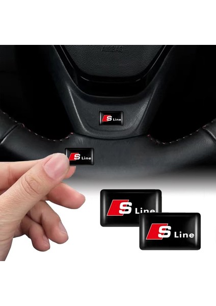 Audı S Line Logo Stıcker (10 Adet)