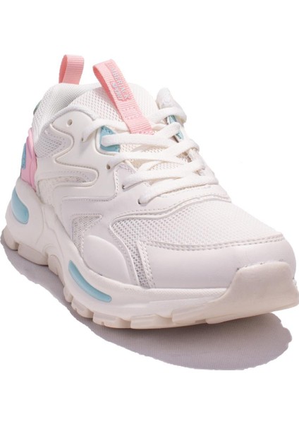 Null Kırık Beyaz Ortopedik Günlük Kadın Spor Ayakkabı