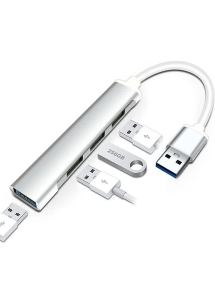 Type-C USB 3.1 Den 4 Adet USB 3.0 Hub Otg Çoğaltıcı Adaptörü