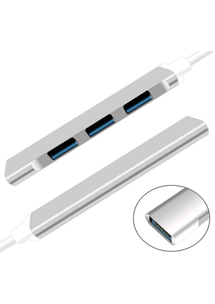 Type-C USB 3.1 Den 4 Adet USB 3.0 Hub Otg Çoğaltıcı Adaptörü