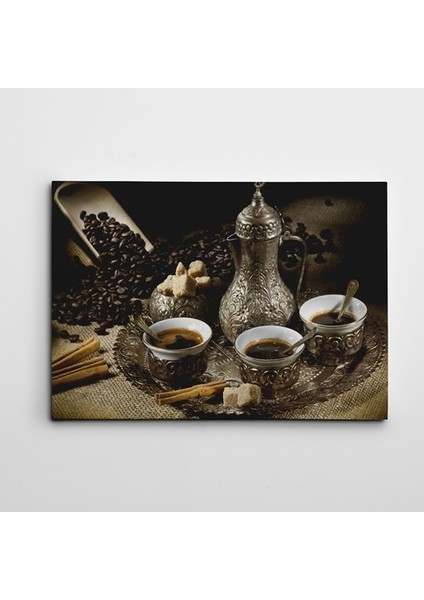 Kahve ve Çay Kanvas Tablo