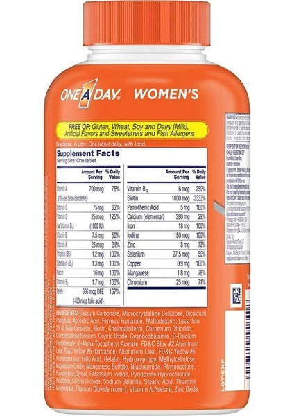 One A Day Women's Multivitamin 300 Tablet