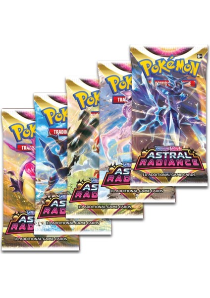 Astral Radiance Tcg Pokemon Booster Kartları 50 Adet ( 5 Paket) fiyatları