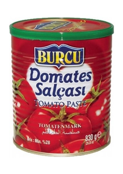 Burcu Domates Salçası Teneke 830 GR (4'lü)