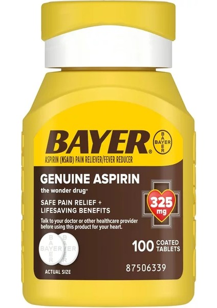 Aspirin 325 Mg 100 Tablet