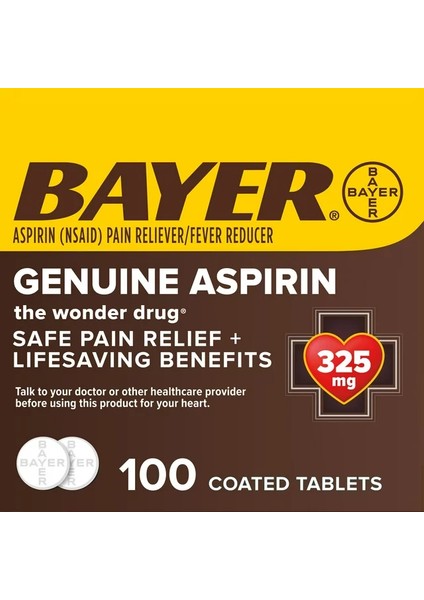 Aspirin 325 Mg 100 Tablet