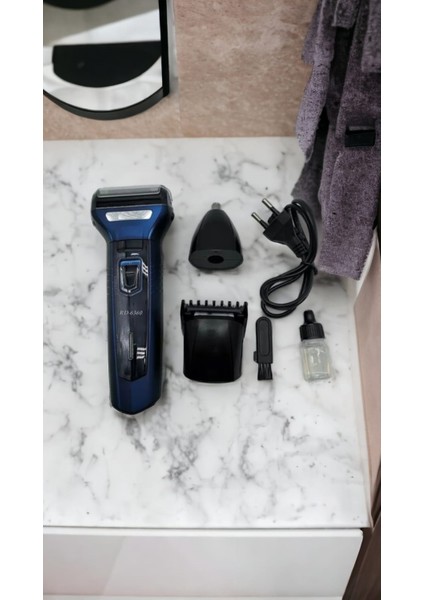 shavingtech Yazılı Blue Turbo 3'lü Set Saç Sakal Kesme Traş Makinesi Burun Kılı Alma 3 In1 Pro Model Erkek Bakım fiyatları