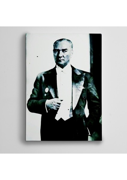Atatürk Siyah Beyaz 11 Kanvas Tablo