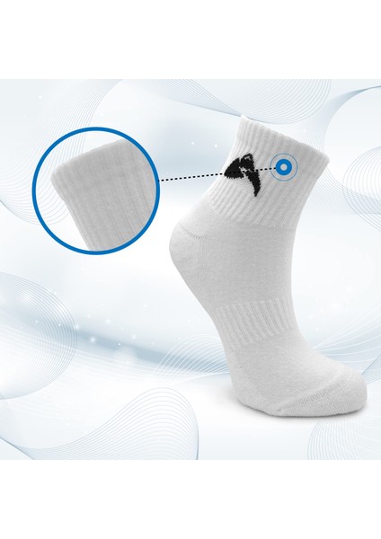 3'lü Beyaz Ankle Spor Çorap fiyatları
