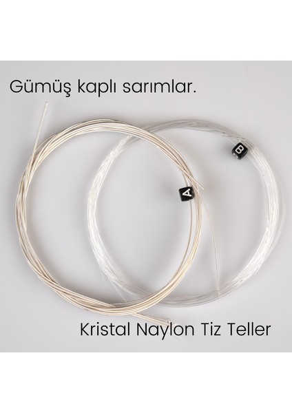 Pitbull Strings Mutant Seri Kararmaya Karşı Dayanıklı Coated Klasik Gitar Teli + Pena Mcg