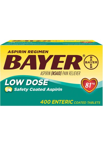 Low Dose Aspirin 81 Mg 400 Tablet