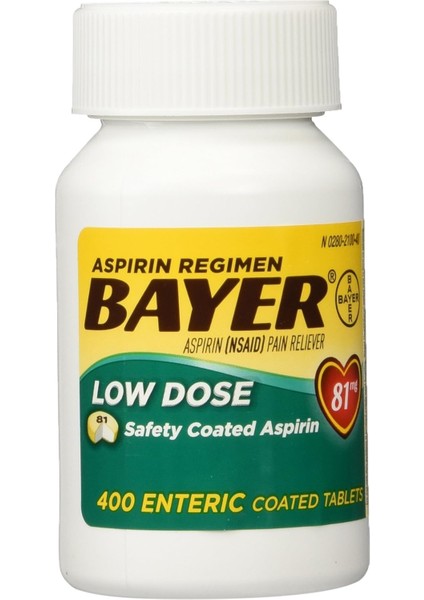 Low Dose Aspirin 81 Mg 400 Tablet