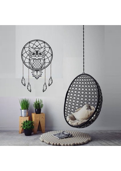 Baykuş Metal Tablo Pano