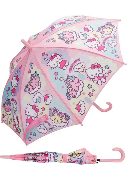 Hello Kitty Çocuk Şemsiyesi - Lisanslı Şemsiye - 45 cm