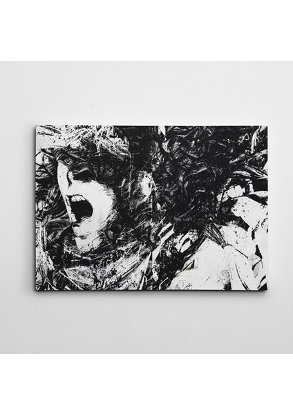 Çığlık Kanvas Tablo