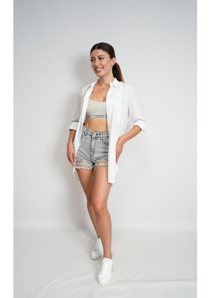 Kadın Oversize Gömlek