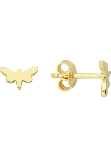 14 Ayar Altın Minik Yusufçuk Küpe 0,64 gr