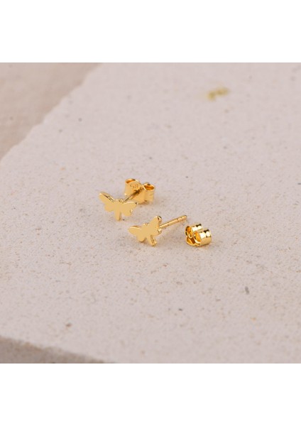 14 Ayar Altın Minik Yusufçuk Küpe 0,64 gr modelleri