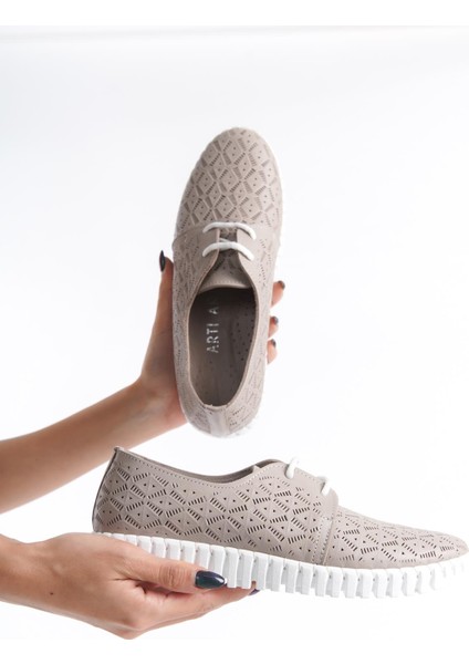 ARTI ARTI AYAKKABI Deri Ortopedik Hassas Ciltler Için Çok Yumuşak Vizon Kadın Ayakkabı