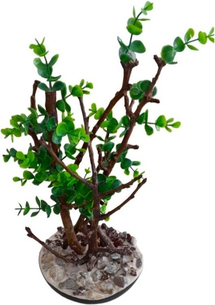 Yapay Bonsai Ağacı 40 cm Boy Japon Ağacı Minyatür Bonzai Ağaç Çiçek