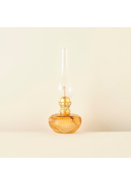 Vintage Cam Gaz Lambası (13X33 Cm)