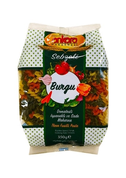 Nuhun Ankara Sebzeli Burgu 350 Gr. (4'lü)