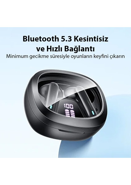 Eq6 Göstergeli Tws Bluetooth 5.3 Kablosuz Stereo Kulakiçi Kulaklık