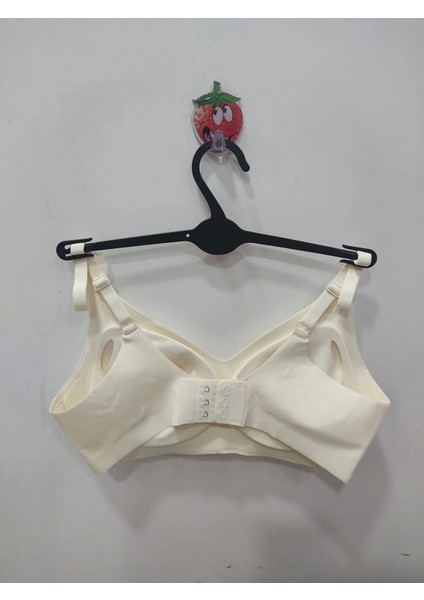 Lazer Kesim Balensiz Süngeri Çıkabilen Agraflı Ekru Sütyen - 1241 fiyatları