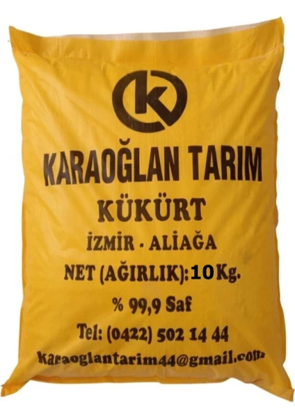 Karaoğlan Tarım Akrep Yılan Domuz Kovucu Kükürt Ph Düşürücü Toz 10 kg