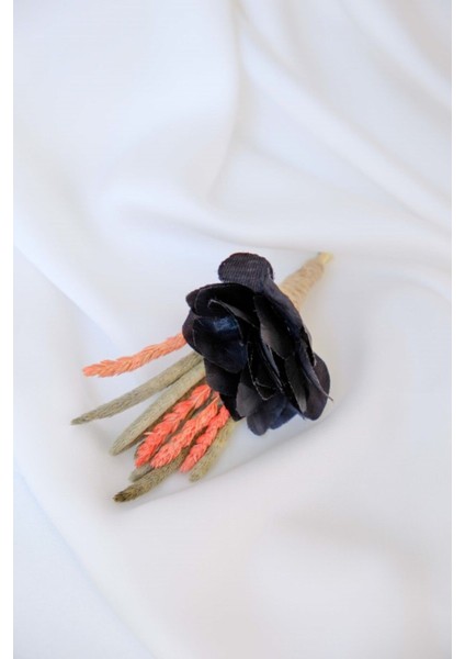 Gri Meltem Damat Yaka Çiçeği