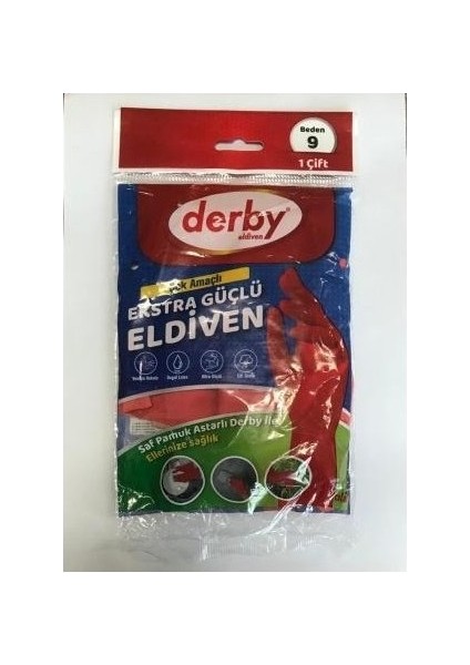 Çok Amaçlı Temizlik Eldiveni One Size 9 Medium