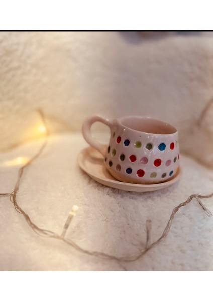 Renkli Kahve Fincanı